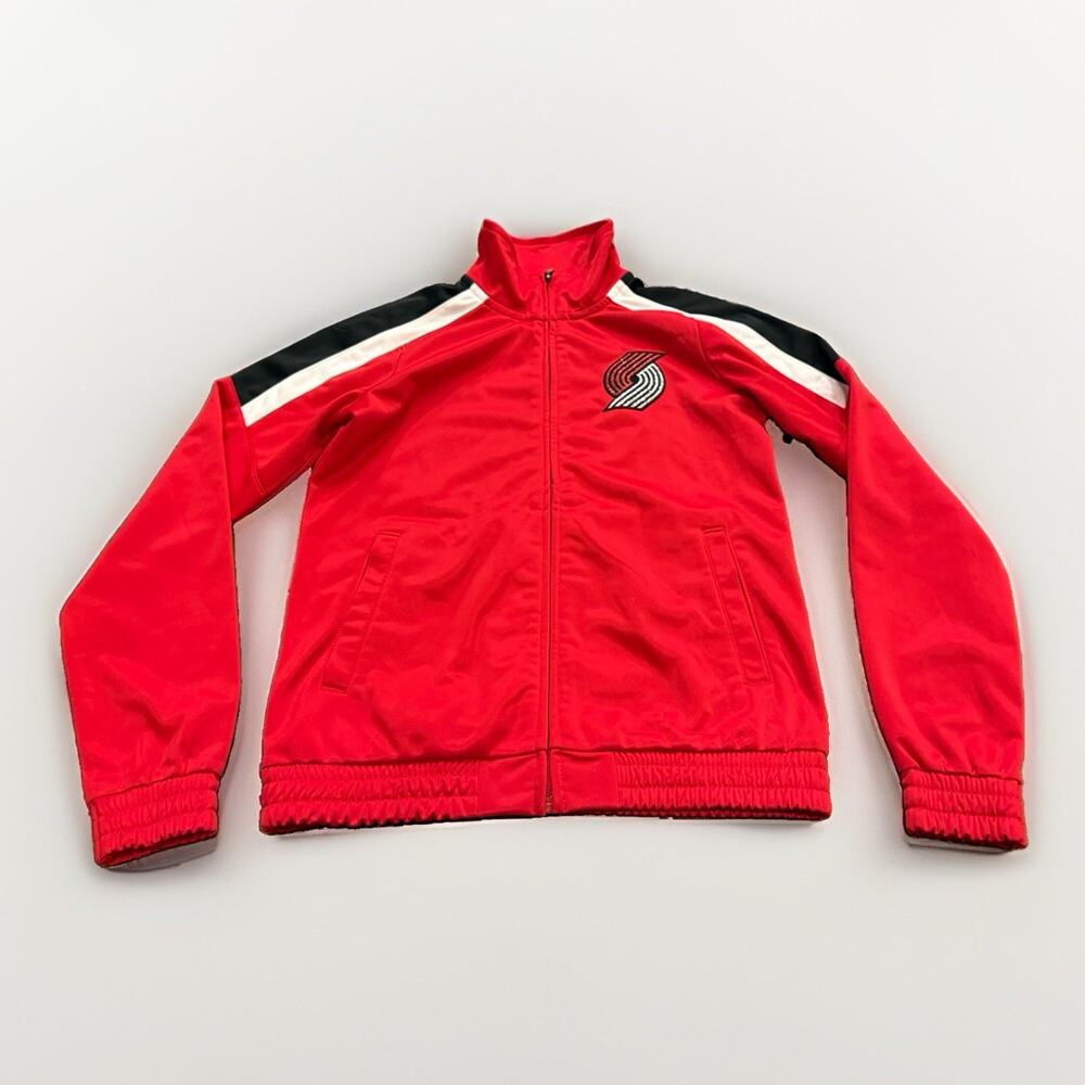 G-III 4her by Carl Banks Womens Red NBA Portland Trail Blazers Jacket Size XS